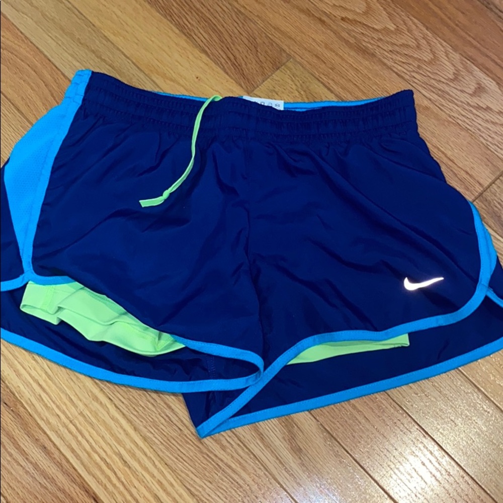 Nike running shorts with compression liner